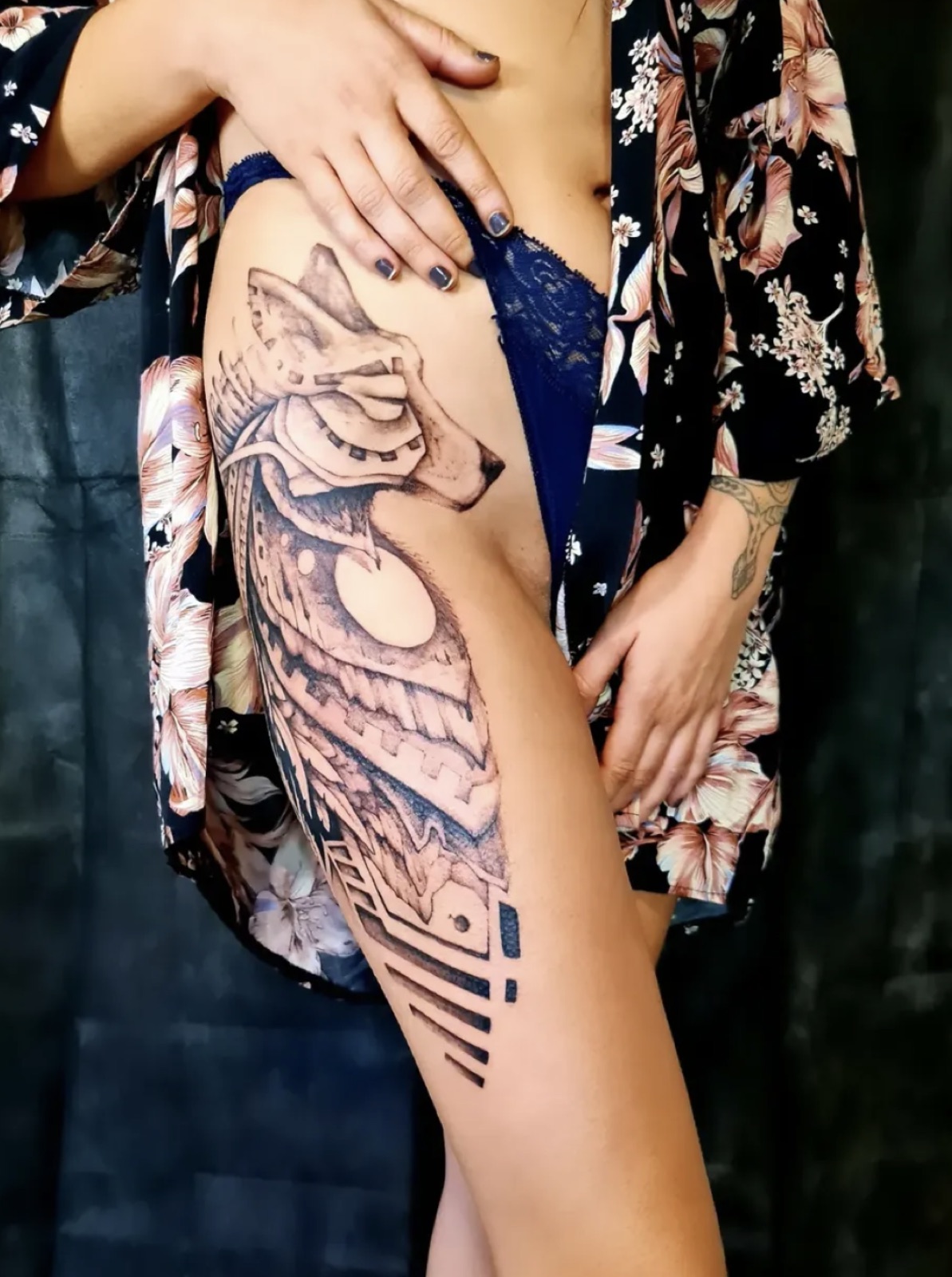 Wild and soft tattoo